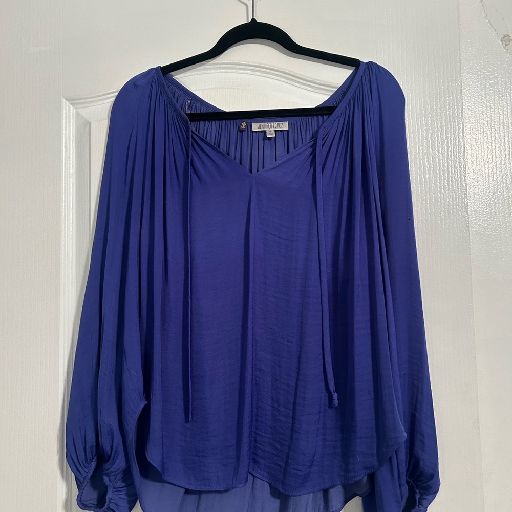 Purple Women's Blouse - Picture 2 of 4
